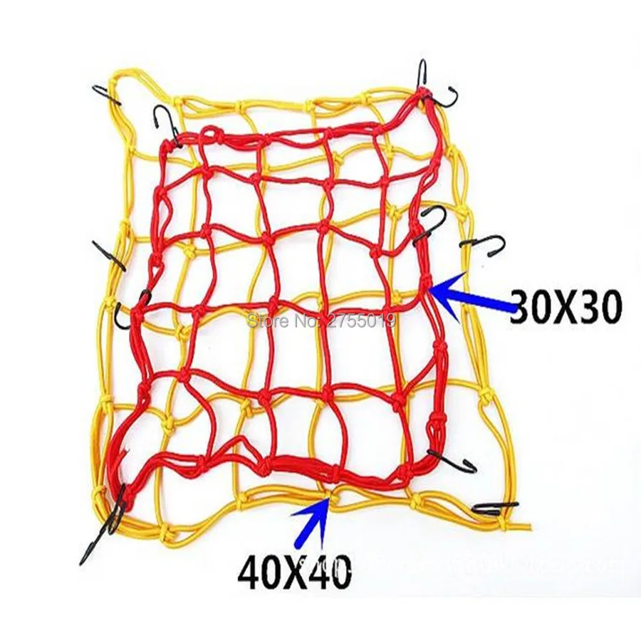 

30CM Modified motorcycle helmet string bag luggage net bag helmet tank mesh network 5 colors