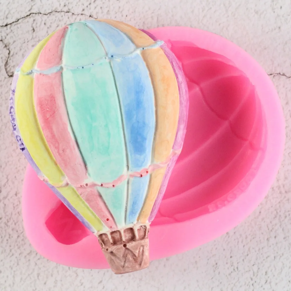 

Hot Air Balloon Fondant Silicone Mold Chocolate Fudge Cake Mold Biscuit Mold DIY Kitchen Chocolate Baking Tools