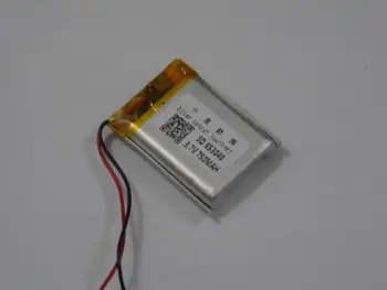 

Polymer battery manufacturers direct marketing 653040 3.7V GPS line 750mah positioning instrument lithium battery