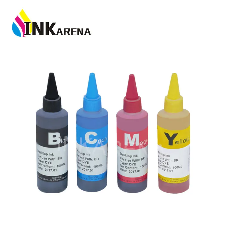 INKARENA Refilled INK Replacement For HP301 301XL 100ml Bottle Dye