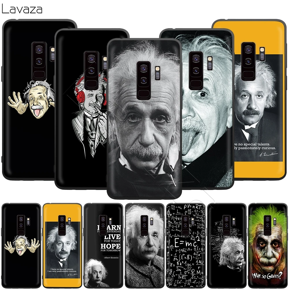 

Lavaza Albert Einstein Case for Samsung Galaxy S10 S9 S8 S7 S6 Plus Note 9 8 M30 M20 M10 Edge
