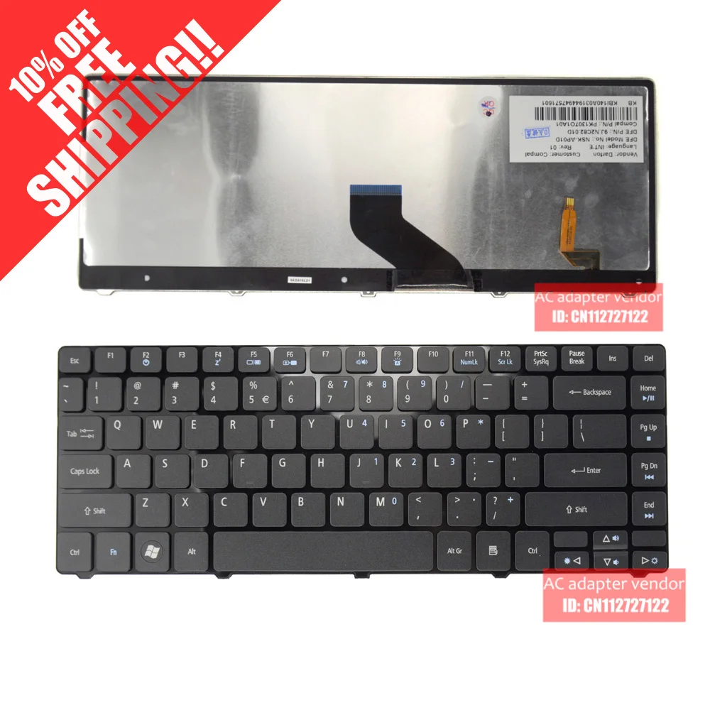 Клавиатура для ноутбука ACER 4736 3820 4736z 4736zG 4750G 4752 4750 4743 4749 4552 4551 T 3810T 4810G 4741G 4738 4820 с