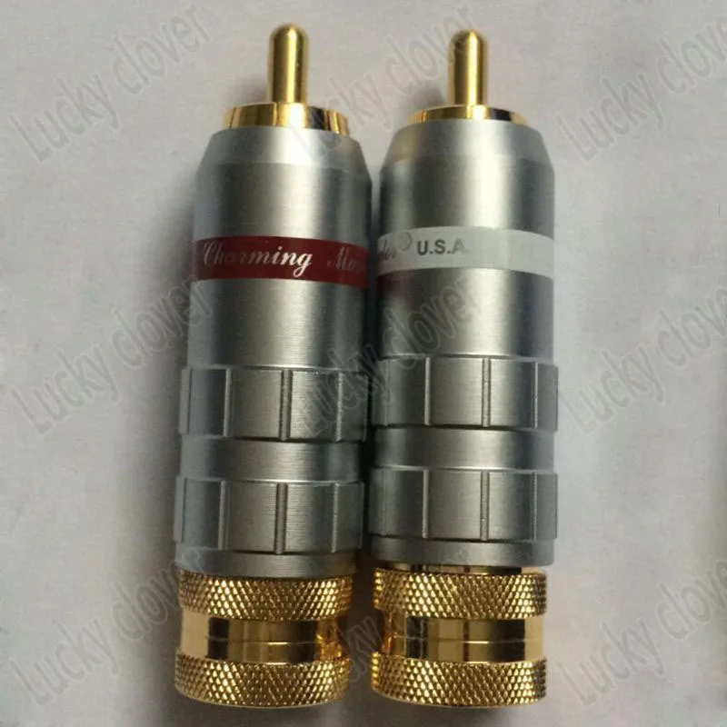 

Copper Super high quality USA CMC 8016-W-U RCA plug