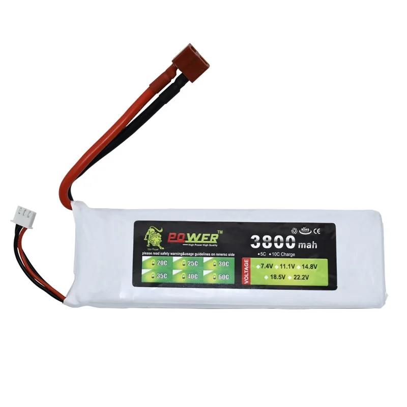 LIOM POWER 3S 11,1 v 3800mah LIPO батарея 30c-35c для вертолета четыре оси мощность T/XT60/JST разъем 3s батарея 11,1 V литиевая