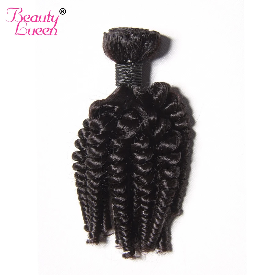 Malaysian Afro Kinky Curly Weave Human Hair Bundles Can Buy 3/4 Bundles Hair Extension BEAUTY LUEEN Non-Remy Hair Weaving