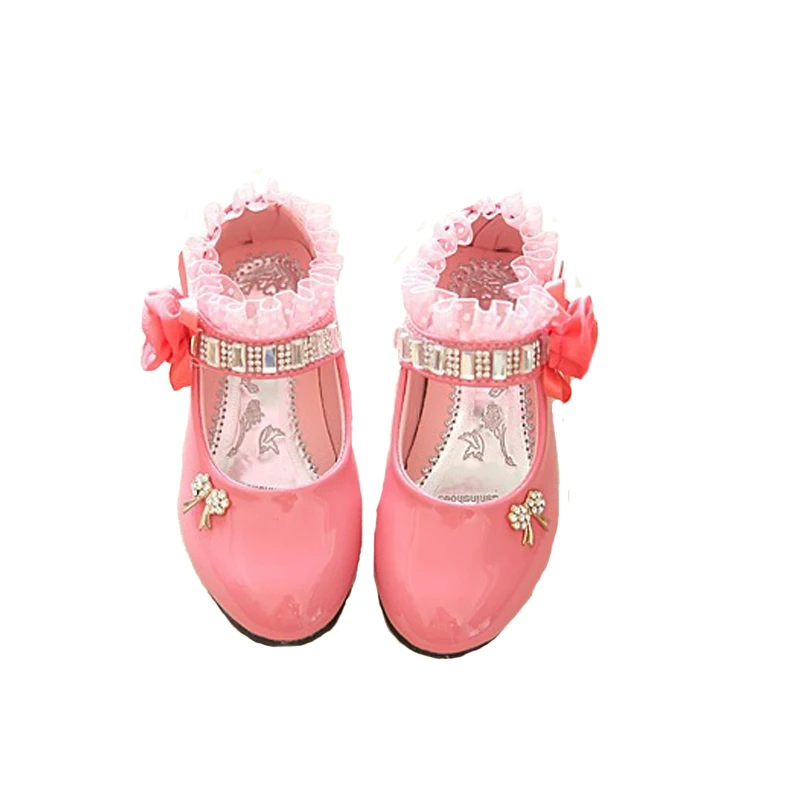 Girl Leather Shoes Girls Children 2017 New Fashion Party Princess Dress