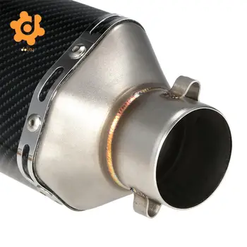 

38-51mm Universal Motorcycle Exhaust Muffler Pipe Removable Silencer