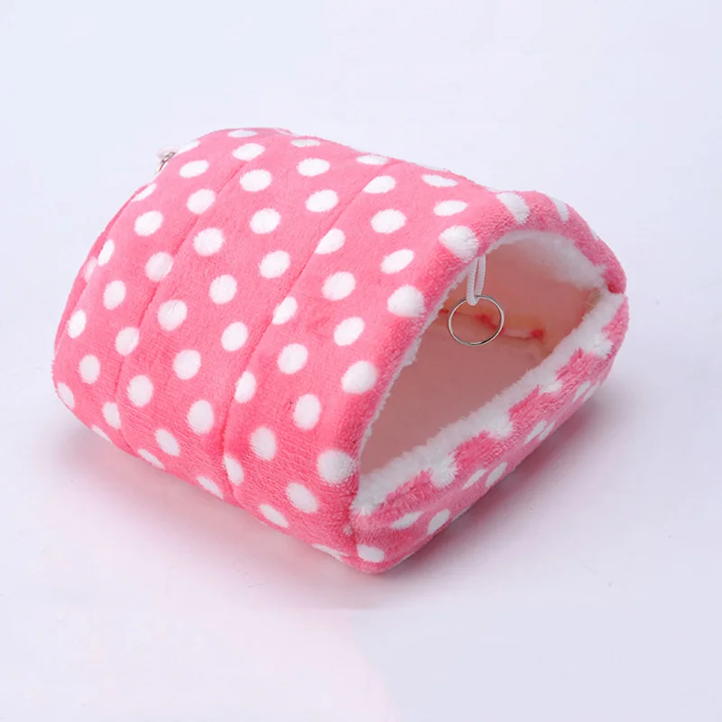 

Hot Hamster Sleeping Bed Warm Soft Squirrel Hedgehog Rabbit Mice Nest Small Animals Pet Bed House LFD