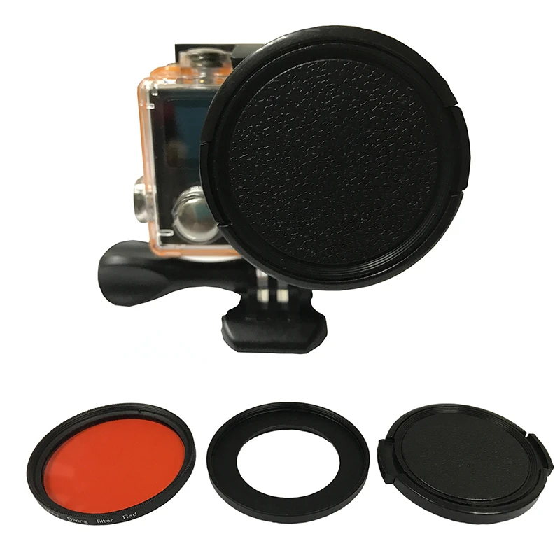 Tekcam для Eken аксессуары красный фильтр дайвинга экшн-камера H9 H9R h9pro H9SE SE H8PRO H8SE H8 H8R H3