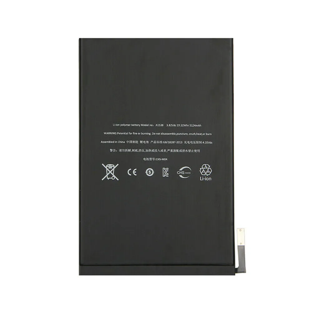 3.7v 5124mAh New OEM A1601 Battery for iPad mini 3 4 A1538 A1550 A1599 A1600 A1601