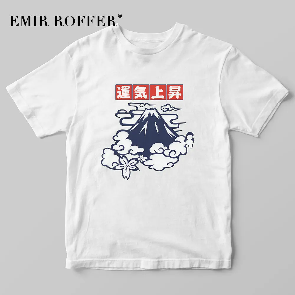 EMIR ROFFER/японская женская модная футболка с принтом в стиле Харадзюку графическим