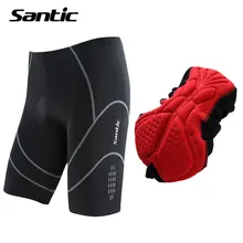 Santic велосипедные шорты лето велосипедов одежда 4Д ткани coolmax колодки МТБ шорты Бермуды шорты ciclismo мужчины езда брюки шорты Дорожный велосипед 