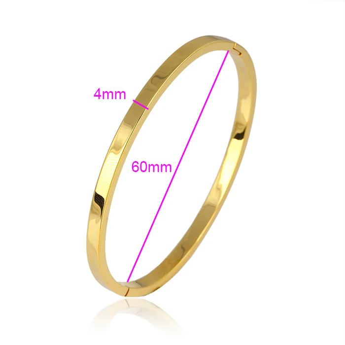 solid 18ct gold bangle