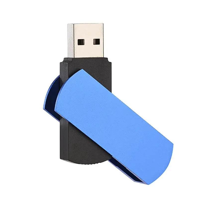 Флеш-накопитель, розовый металлический USB флэш-ключ привода 128 г, USB флешка, высокоскоростная флешка, карта памяти, 32 ГБ, 16 ГБ, 64 ГБ, 8 ГБ, Memoria, Usb 2,0, подарок - Цвет: Blue