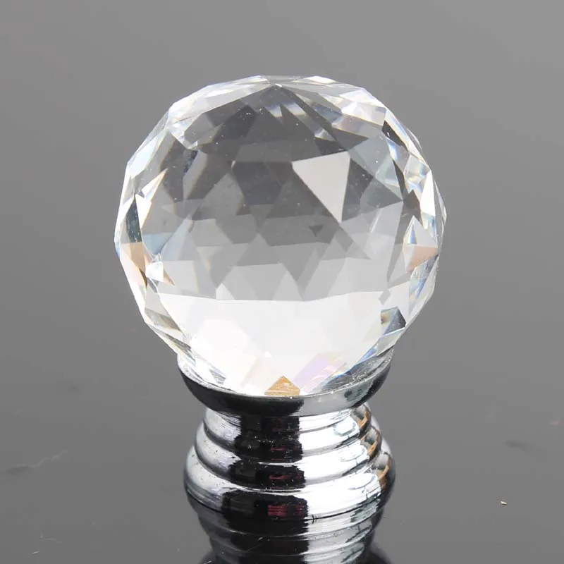Modern Simple 1pcs Glass Diamond Single Hole Small Crystal Dresser