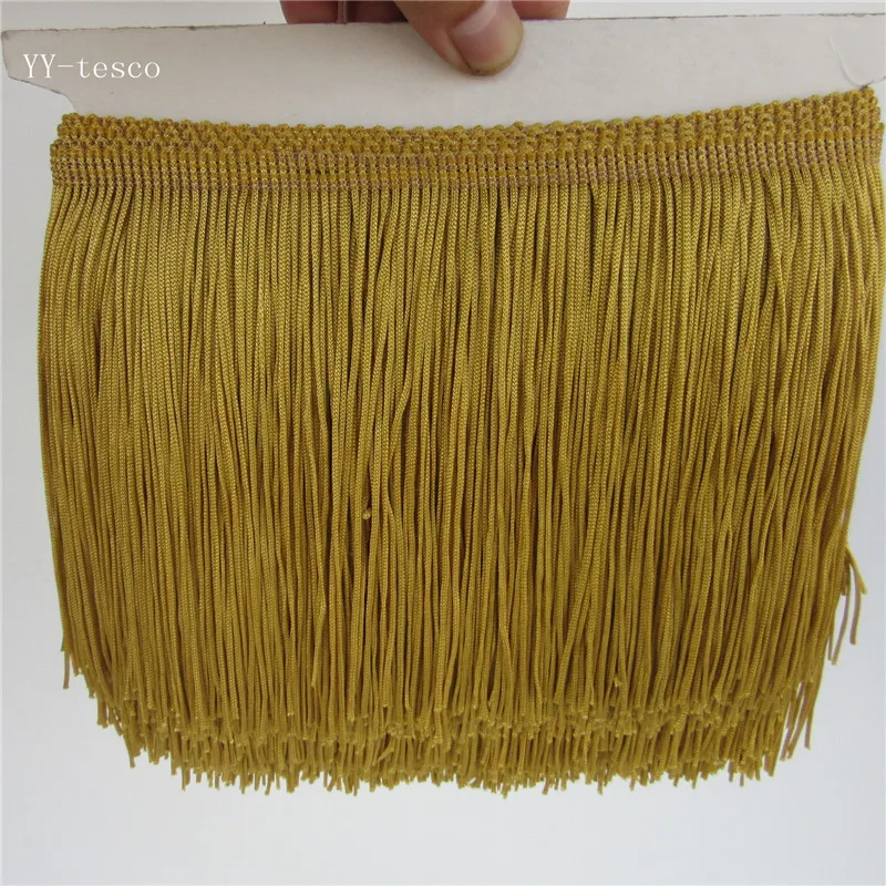 5yard 15cm Wide Tyrant gold Lace Fringe Trim Tassel Fringe Trimming For