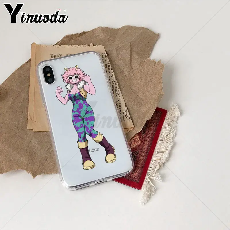 Yinuoda моя геройская академия OCHACO URARAKA Asui Tsuyu мягкий чехол для телефона из ТПУ iPhone Xr