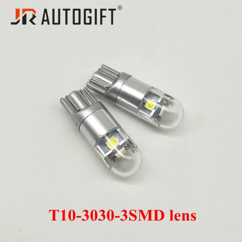 Светодиодный фонарь T10 3030 3SMD 3 50 шт. 12 В парковочные огни с линзами номерной знак 168