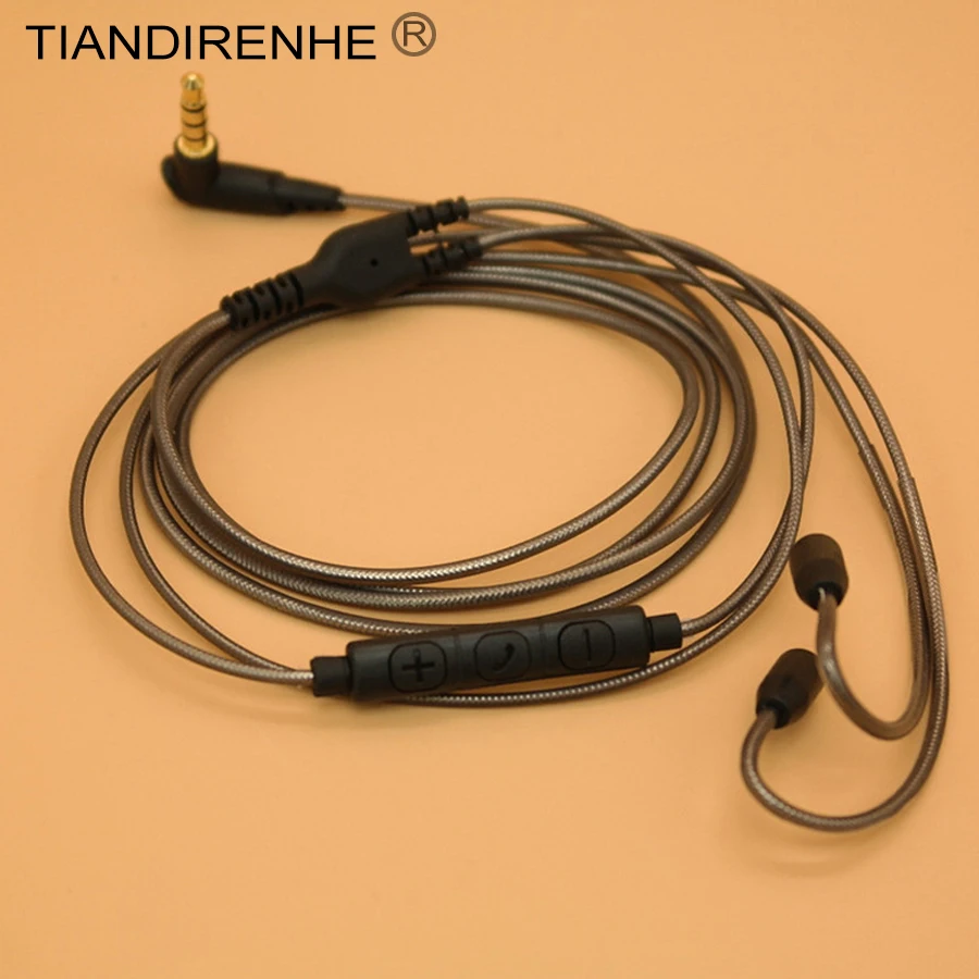 Кабель MMCX для Shure SE215 SE425 SE535 SE846 UE900 сменный шнур порта провод наушников с
