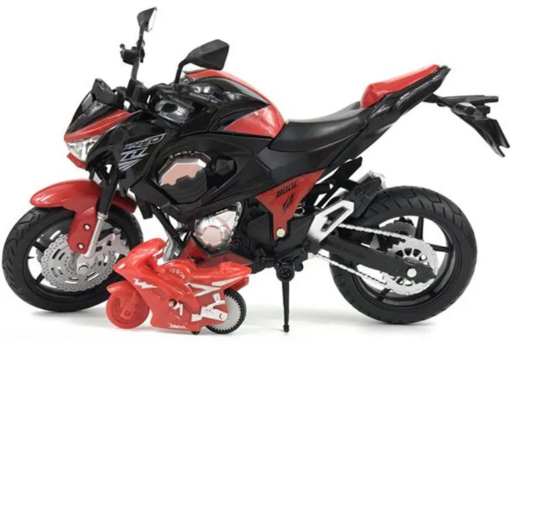 Koop 112 schaal legering motorfiets speelgoed, hoge simulatie KAWASAKI Motorfiets model, collectie speelgoed voertuig, diecast metal, gratis verzending