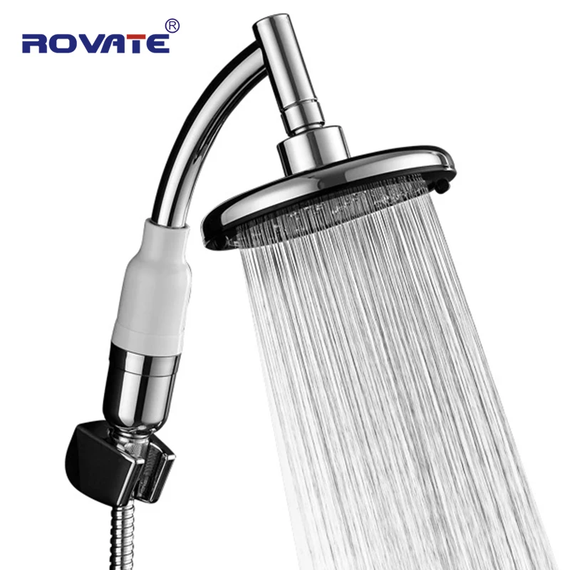 Online ROVATE Bad Große Hand Dusche Kopf Power Düse Hydromassage Druck Boost Wasser Saving Big Regen Showerhead Zubehör