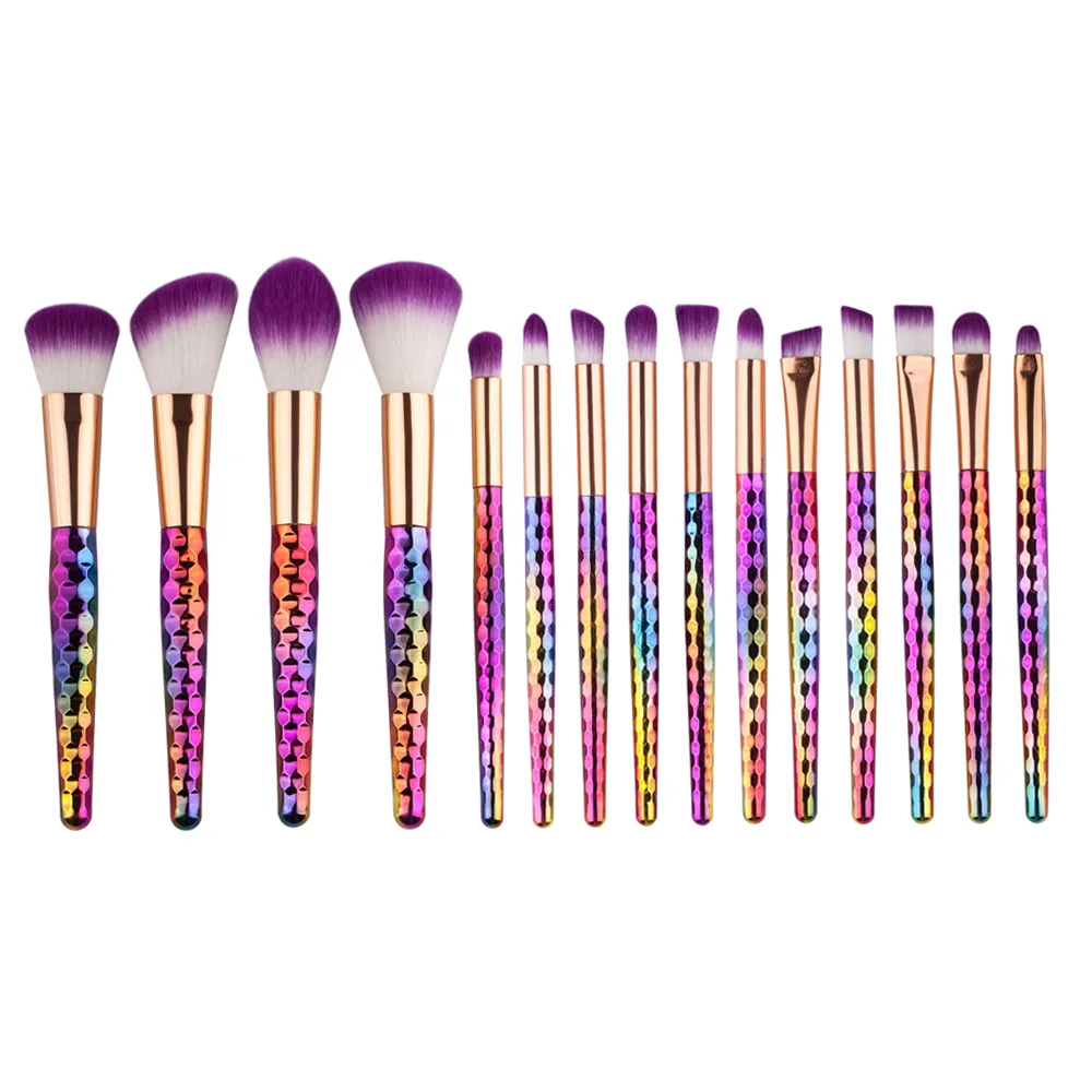 

10/11/15pcs Unicorn Makeup Brushes Set Brochas Pinceis Unicornio Brush Facial Foundation Maquillaje Cosmetic Makeup Brush Kit