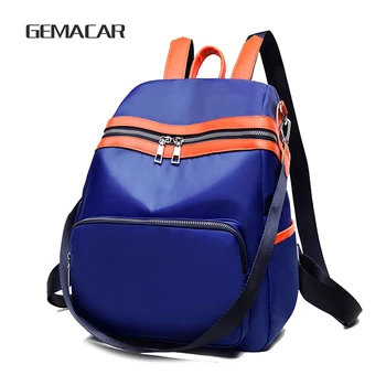 

Fashion Simple Women Bag Autumn And Winter Popular Ladies Backpack Classic Design Oxford Cloth Multi-functional Leisure Backpac