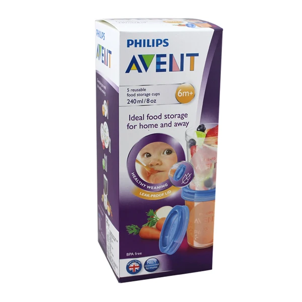 AVENT чашка для хранения грудного молока Avent молокоотсос Avent бутылочка для кормления детей Avent контейнеры для пищевых продуктов - Цвет: 240ml