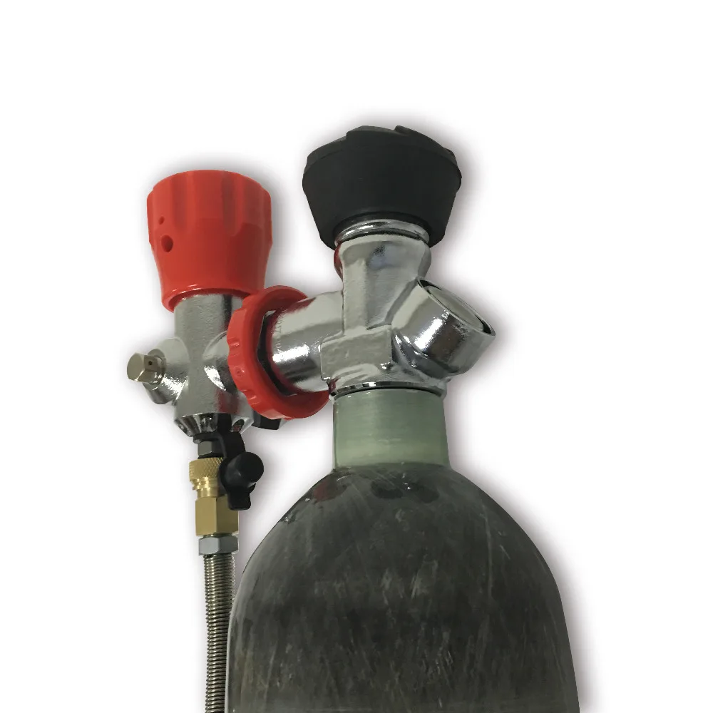 HPA 4500PSI Hunting Accessories Use Paintball PCP 2.0L CE Carbon Fiber SCUBA Air Tank With Air Valve And Filling Station HPA 4500PSI Hunting Accessories Use Paintball PCP 2.0L CE Carbon Fiber SCUBA Air Tank With Air Valve And Filling Station