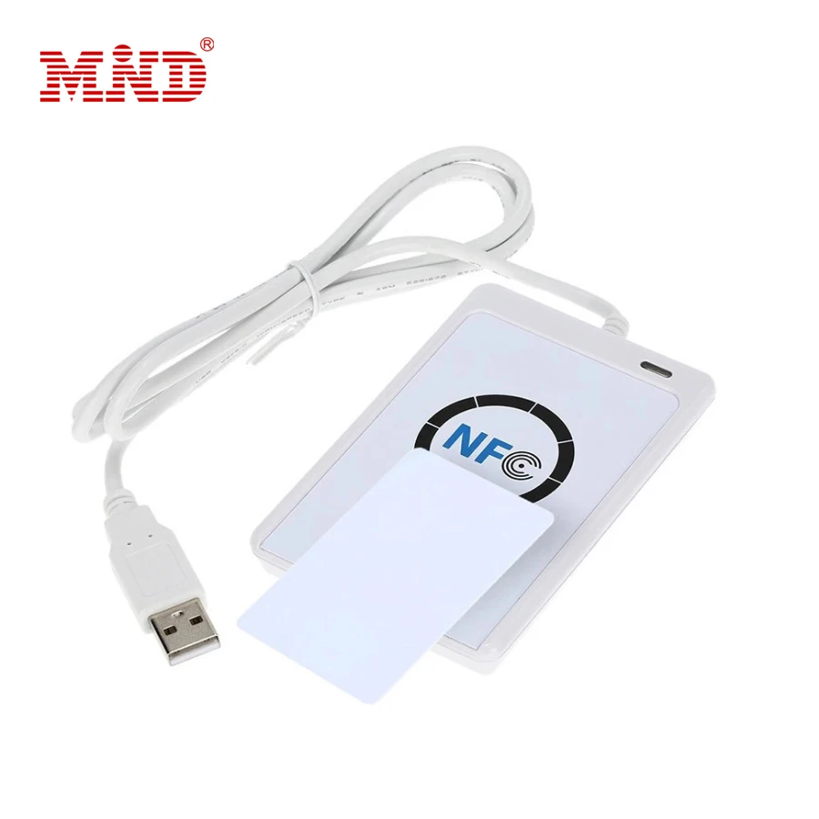 Считыватель смарт карт ACR122U RFID NFC записывающее устройство копировальное