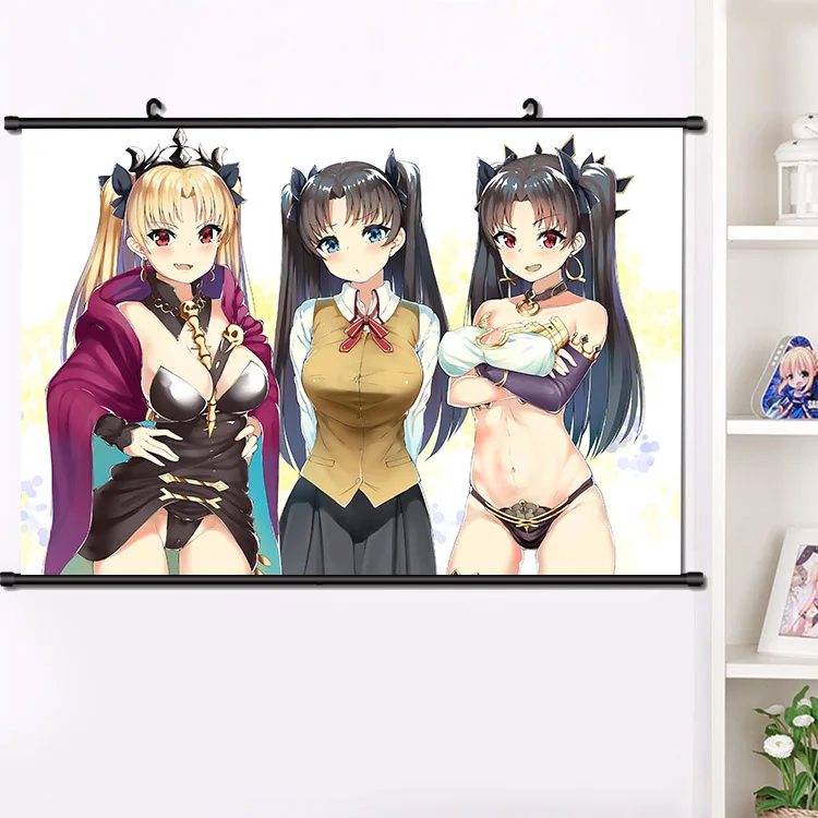 Японское аниме Fate/stay night Tohsaka Rin привлекательный косплей настенный плакат