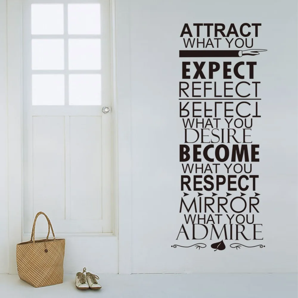 Mirror Mirror On The Wall Quotes - 2015 Sale Diy Wall Decor Attract What You Expect Reflect Desire Become Mirror Mirror On The Wall Quotes - 2015 Sale Diy Wall Decor Attract What You Expect Reflect Desire Become