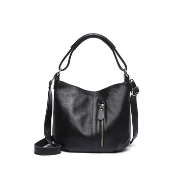 

New Fashion Shoulder Bag Genuine Leather Luxury Woman Handbag Shopping Casual Messenger Purse Large Capacity Tote Crossbody bags