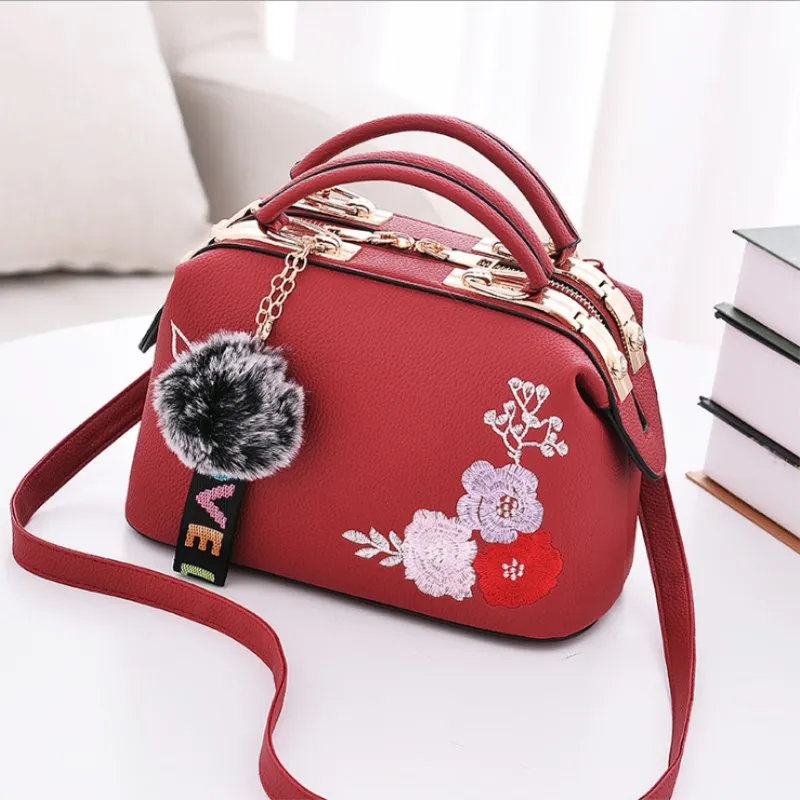 

Bags for Women 2018 Fashion Small Square Bags Zipper Shoulder Messenger High Quality Embroidery Sweet Woman Bag Bolsa Feminina