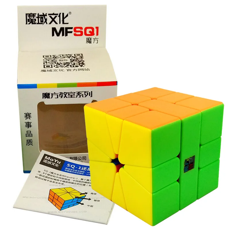 

MoYu MF 55mm Square-1 Magic cube Smooth Strange-shape Rotation Puzzle cube Colorful sticker Toys For Children Neo Cube