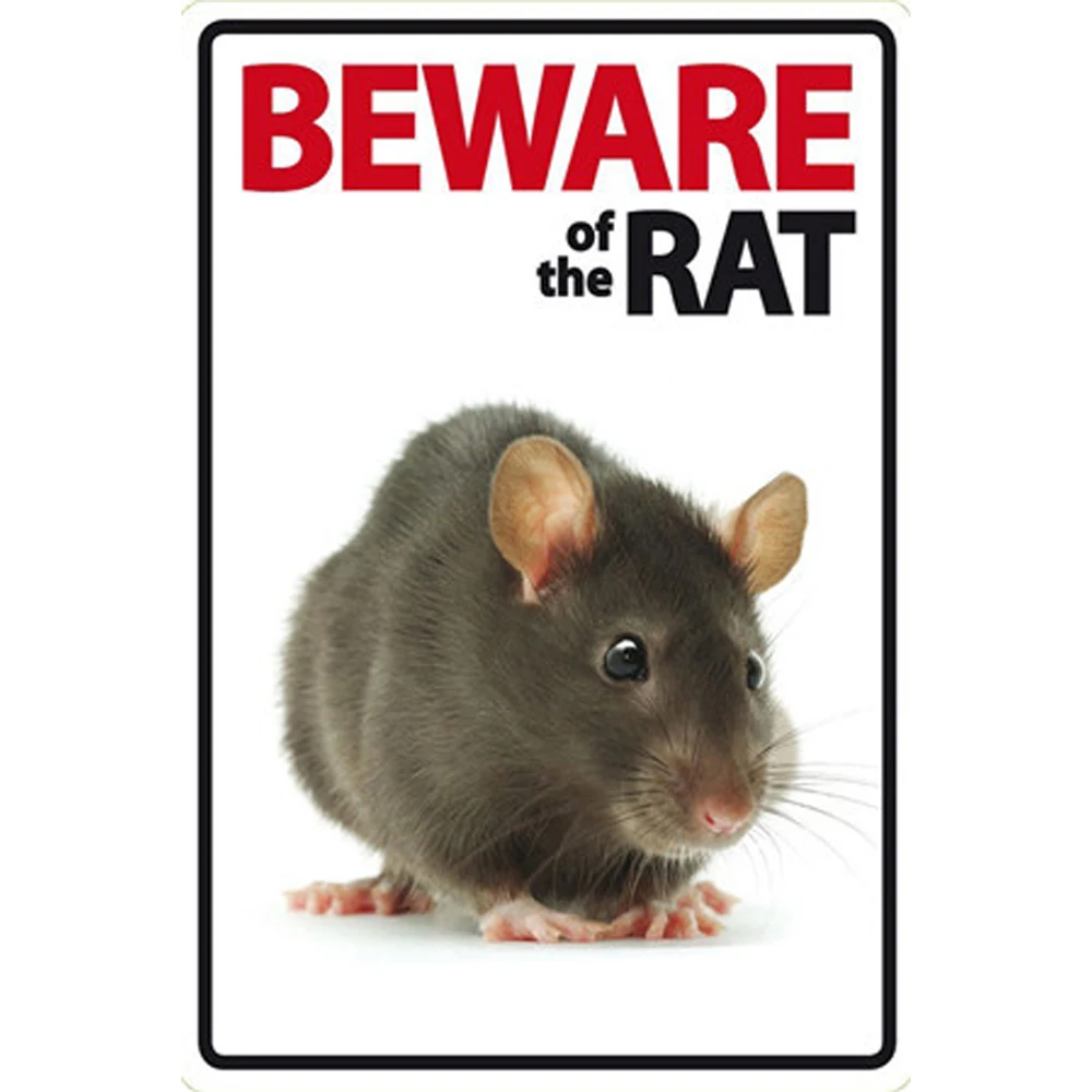 

Rat Vintage Metal Tin Signs Home Bar Club Pub Metal House Decorative Metal Plates Wall Stickers Poster 1001(701)