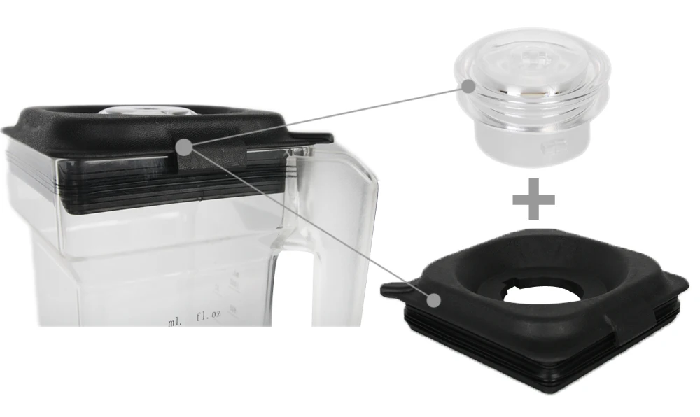 Itop 1.5l jar conjunto liquidificador copo para