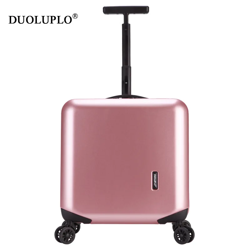 

Luggage Case Aluminum alloy Shell Travel Bag Trolley Case 18 Inch Spinner Piggy Bags