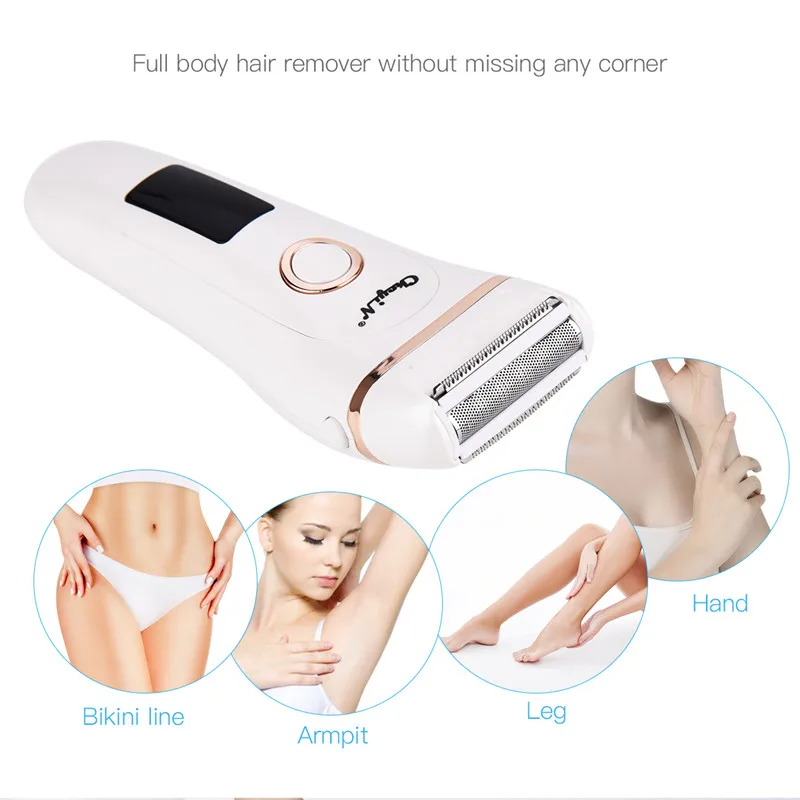 

3 in1 women shaver female epilator shaving machine hair removal trimmer epilator for face,bikini,body,leg,underarms USB Charge45