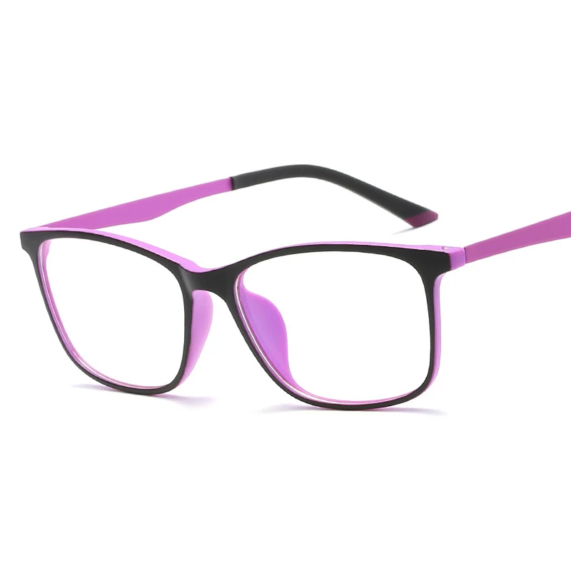 TOEXPLORE ore анти синий луч света очки модные мужские и женские очки оправа TR90 винтажные оптические очки для компьютера близорукость чтения - Цвет оправы: C4