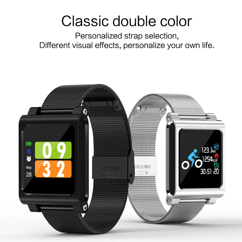 

K8 Smart Color Screen Blood Pressure Exercise Heart Rate Pedometer Smart Watch Relogio Masculino Electronic clock mens watches