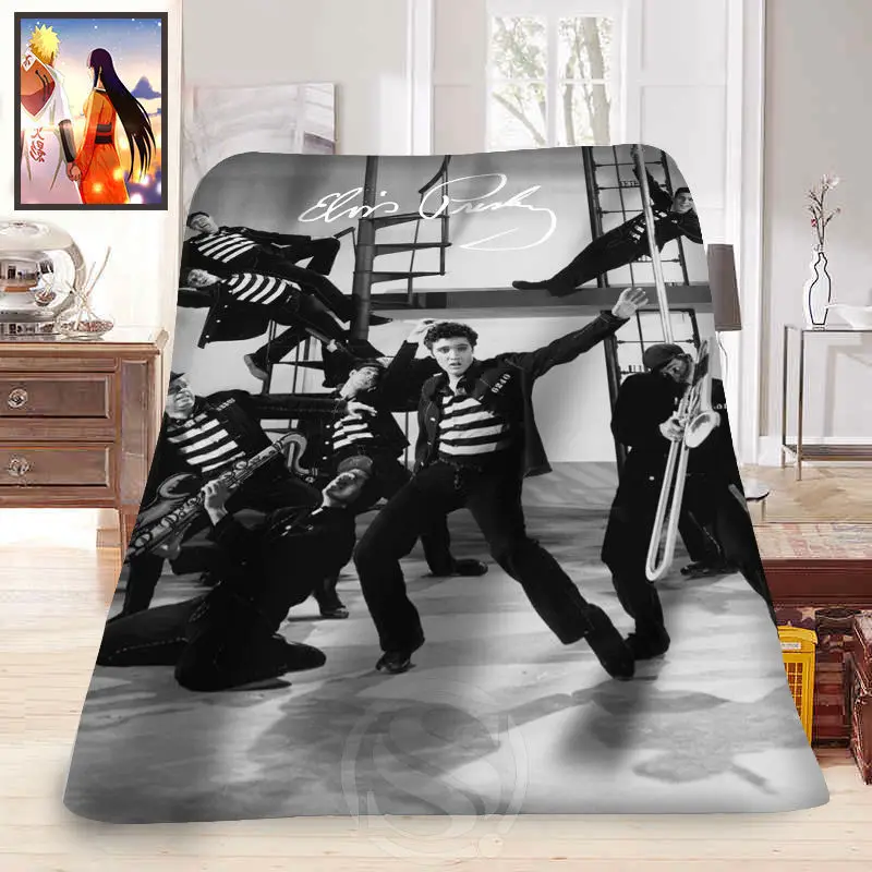 

F315 Elvis Presley of everyday life Custom Home Decoration Bedroom Supplies Soft Blanket LFU133