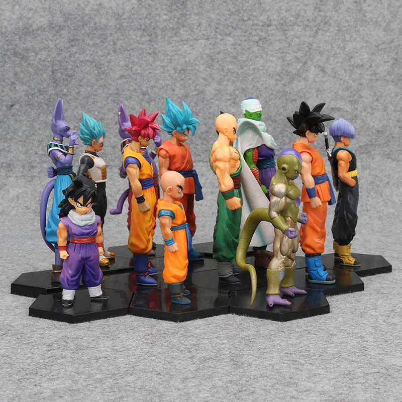 17 стилей Dragon Ball Z DBZ Kuririn Vegeta trunks Freeze Son Goku SON Gohan Piccolo Freeza Beerus Фигурки игрушки