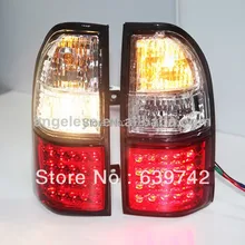 Для TOYOTA LC90 FJ90 Prado 3400 светодиодные задние фонари свет 1998-2003 год красный, белый Цвет
