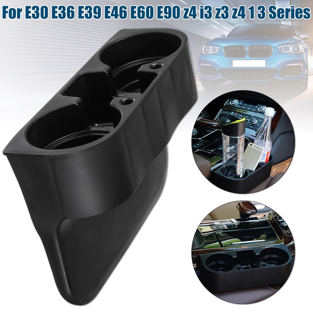 For BMW e30 e36 e39 e46 e60 e90 z4 i3 z3 z4 1 3 series Car Black Front