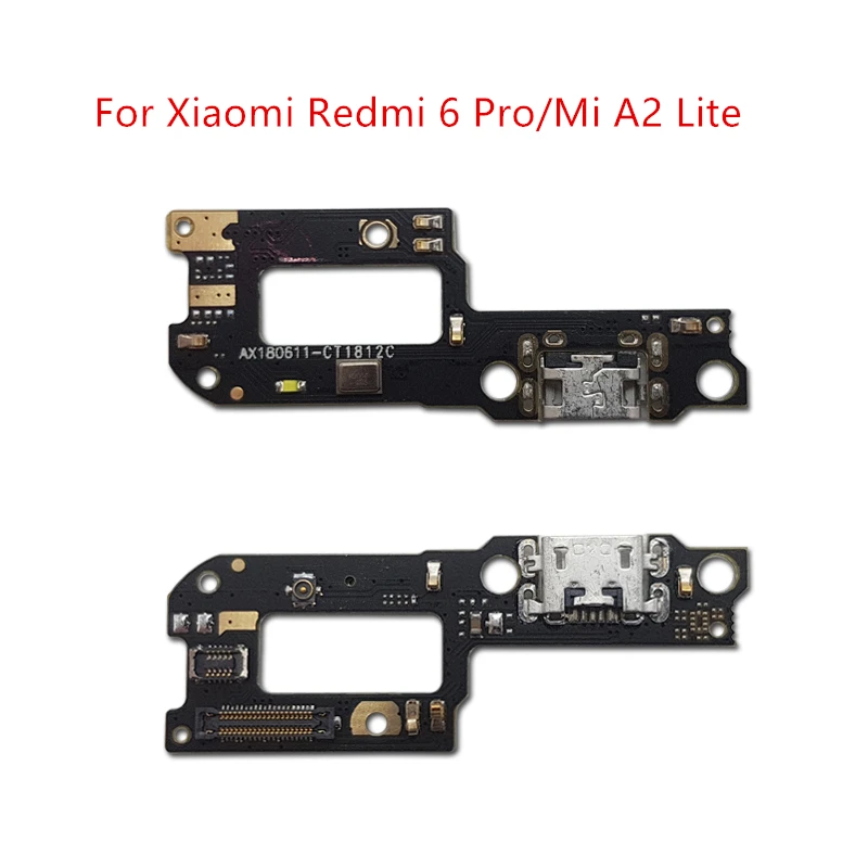 Для Xiaomi Redmi 6 Pro/Mi A2 Lite USB-порт для зарядного устройства док-разъем печатная плата