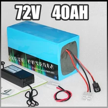 72V 40Ah electric bicycle battery pack 72v 3000W Samsung Electric Scooter lithium Battery with BMS Charger