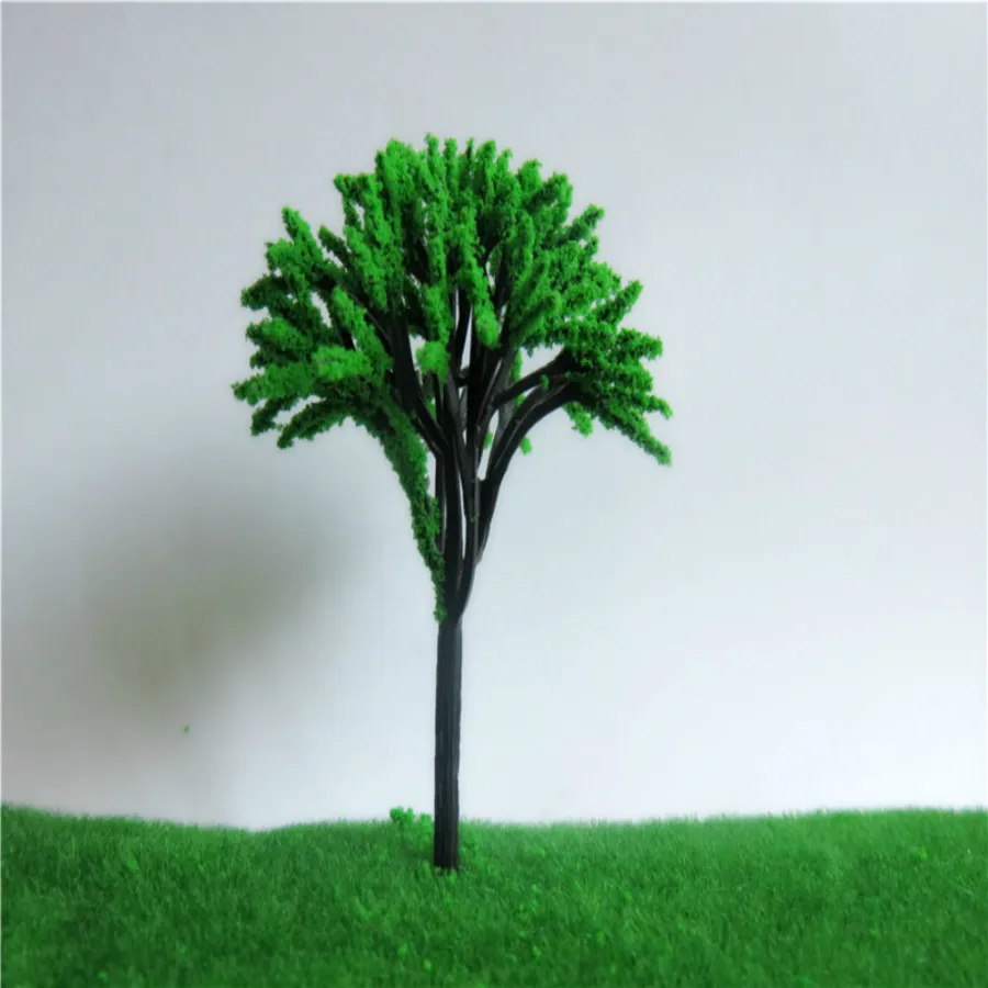 new architecture 3d scale artificial plastic model  green tree  layout291