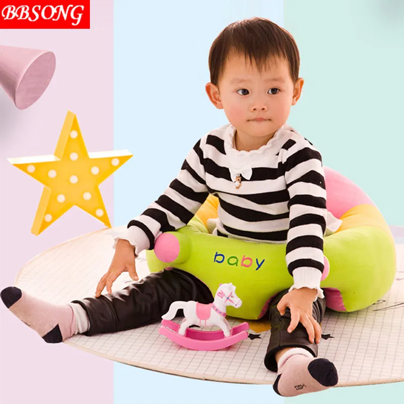 

BBSONG Baby Feeding Chair Plush Support Sofa Infant Kids Children Portable Chair Animal Comfortable Sofa Learning Sitting Seats