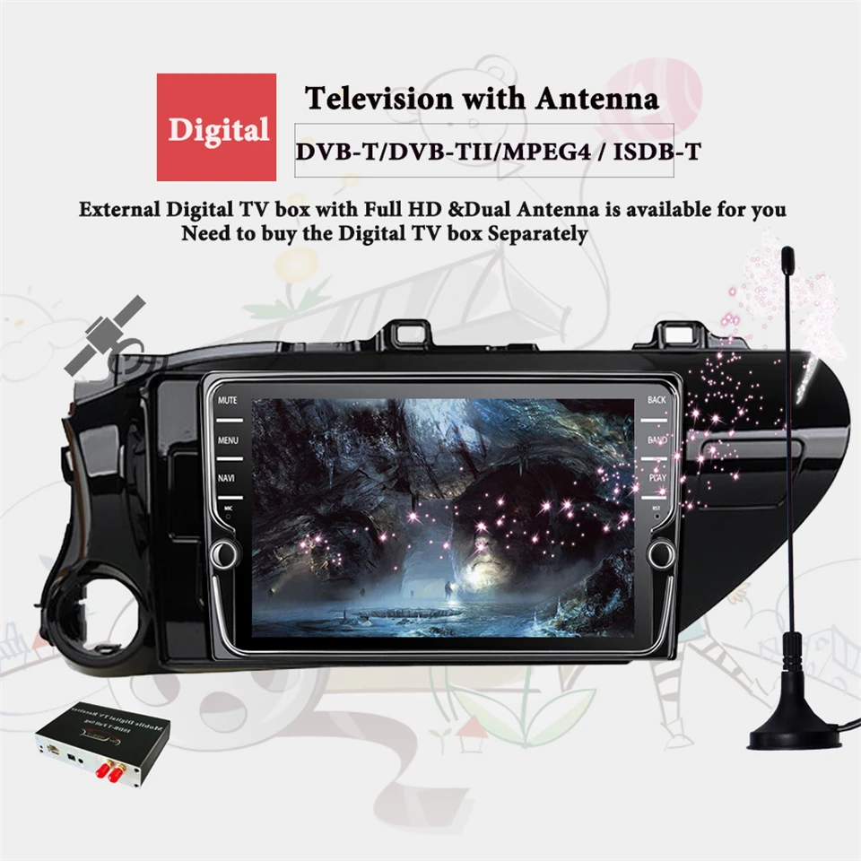 Perfect K1 K2 Android 9.1 car radio 2 din for Toyota Hilux 2016 - 2019 auto DVD on-board computer Navigation GPS AUDIO head unit 5